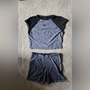 Purple Nike Dry Fit Workout Set
